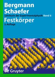 Bergmann/Schaefer Lehrbuch der Experimentalphysik 6