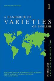 Handbook of Varieties of English