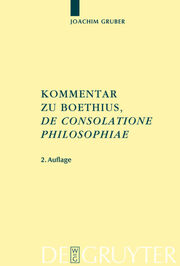 Kommentar zu Boethius' De consolatione philosophiae - Cover
