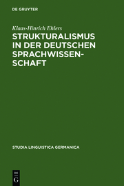 Strukturalismus in der deutschen Sprachwissenschaft - Cover
