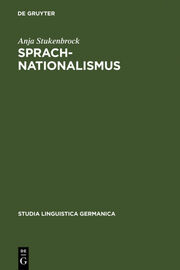 Sprachnationalismus - Cover