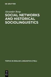 Social Networks and Historical Sociolinguistics - Cover