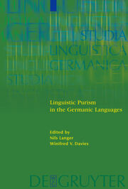 Linguistic Purism in the Germanic Languages - Cover
