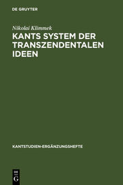Kants System der transzendentalen Ideen - Cover