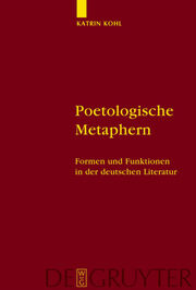 Poetologische Metaphern - Cover