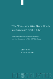 'The Words of a Wise Man's Mouth are Gracious' (Qoh 10,12)