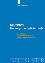Deutsches Neologismenwörterbuch - Cover