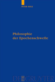 Philosophie der Epochenschwelle - Cover