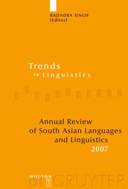 Annual Review of South Asian Languages and Linguistics 2007