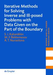 Iterative Methods for Solving Inverse and Ill-posed Problems with Data Given on the Part of the Boundary