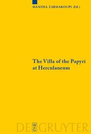 The Villa of the Papyri at Herculaneum - Cover