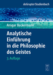 Analytische Einführung in die Philosophie des Geistes - Cover