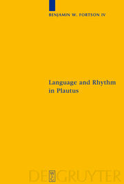 Language and Rhythm in Plautus - Cover