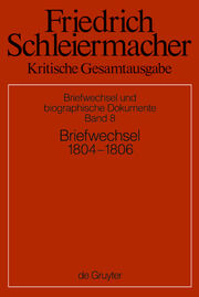 Briefwechsel 1804-1806 - Cover