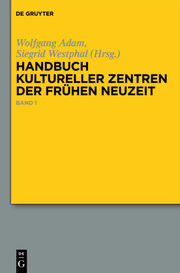 Handbuch kultureller Zentren der Frühen Neuzeit - Cover
