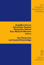 Text Resources and Lexical Knowledge - Cover