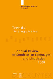 Annual Review of South Asian Languages and Linguistics 2008