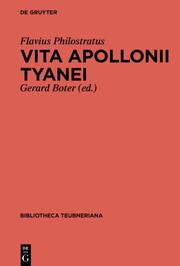 Vita Apollonii Tyanei - Cover
