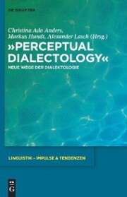 'Perceptual Dialectology' - Cover
