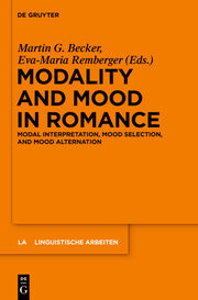 Modality and Mood in Romance - Cover