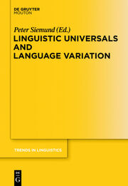 Linguistic Universals and Language Variation - Cover
