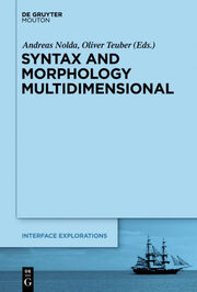Syntax and Morphology Multi-Dimensional - Cover
