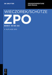 ZPO/Zivilprozessordnung 3 - Cover