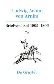Briefwechsel III (1805-1806) - Cover
