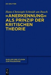 'Anerkennung' als Prinzip der Kritischen Theorie - Cover