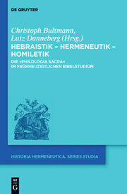 Hebraistik - Hermeneutik - Homiletik