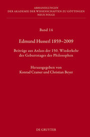 Edmund Husserl 1859-2009