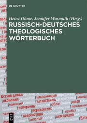 Russisch-Deutsches Theologisches Wörterbuch (RDThW) - Cover