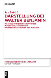 Darstellung bei Walter Benjamin - Cover