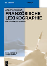 Französische Lexikographie - Cover