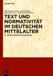 Text und Normativität im deutschen Mittelalter - Cover
