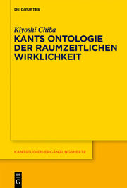 Kants Ontologie der raumzeitlichen Wirklichkeit - Cover