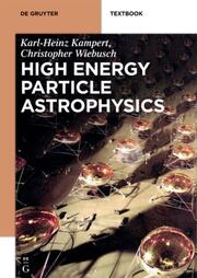 High Energy Particle Astrophysics - Cover