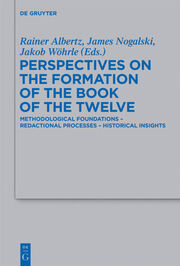 Perspectives on the Formation of the Book of the Twelve - Cover