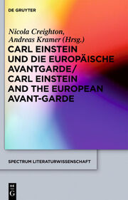 Carl Einstein und die europäische Avantgarde/Carl Einstein and the European Avant-Garde - Cover