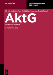 AktG/Aktiengesetz 2/1 - Cover