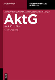 Aktiengesetz/AktG 4/1 - Cover