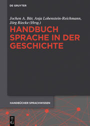 Handbuch Sprache in der Geschichte - Cover