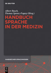 Handbuch Sprache in der Medizin - Cover