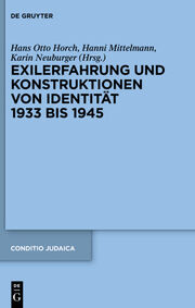 Exilerfahrung und Konstruktionen von Identität 1933 bis 1945 - Cover