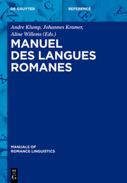 Manuel des langues romanes - Cover