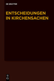 Entscheidungen in Kirchensachen seit 1946 Bd 55 - Cover