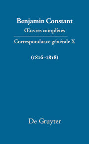 Correspondance générale (1815-1817)