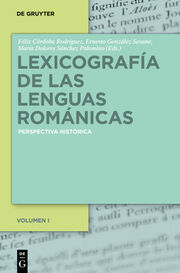 Lexicografía de las lenguas románicas - Cover