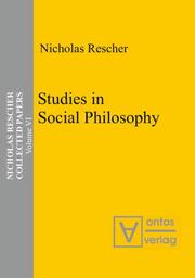Studies in Social Philosophy