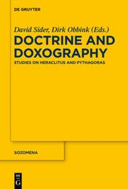 Doctrine and Doxography - Cover